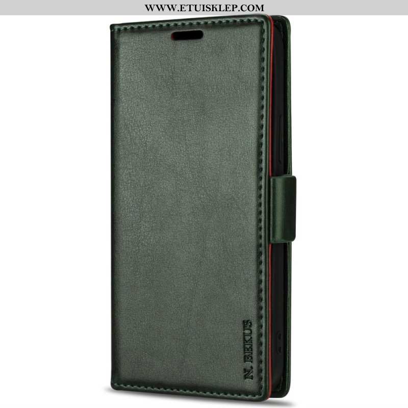 Etui Folio do iPhone 15 Plus N.bekus Efekt Skóry